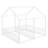 Metal Twin Size House Platform Beds-762287837