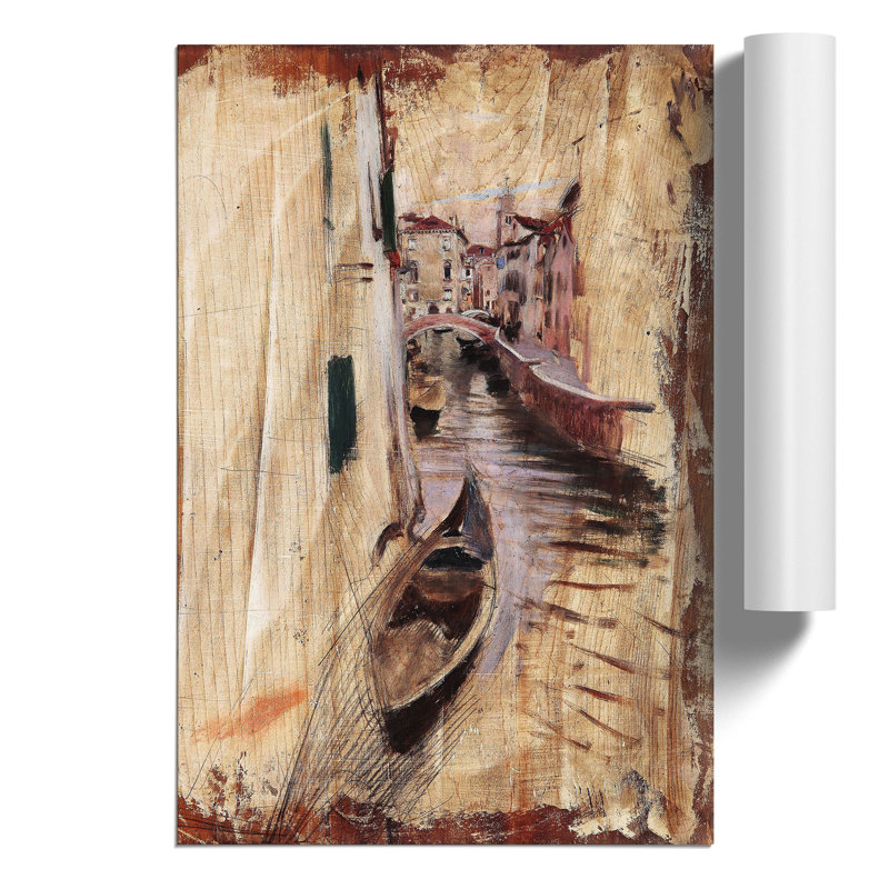 Venice Sketch by Giovanni Boldini - Frameless Print, 30cm H x 21cm W x 0.1cm D