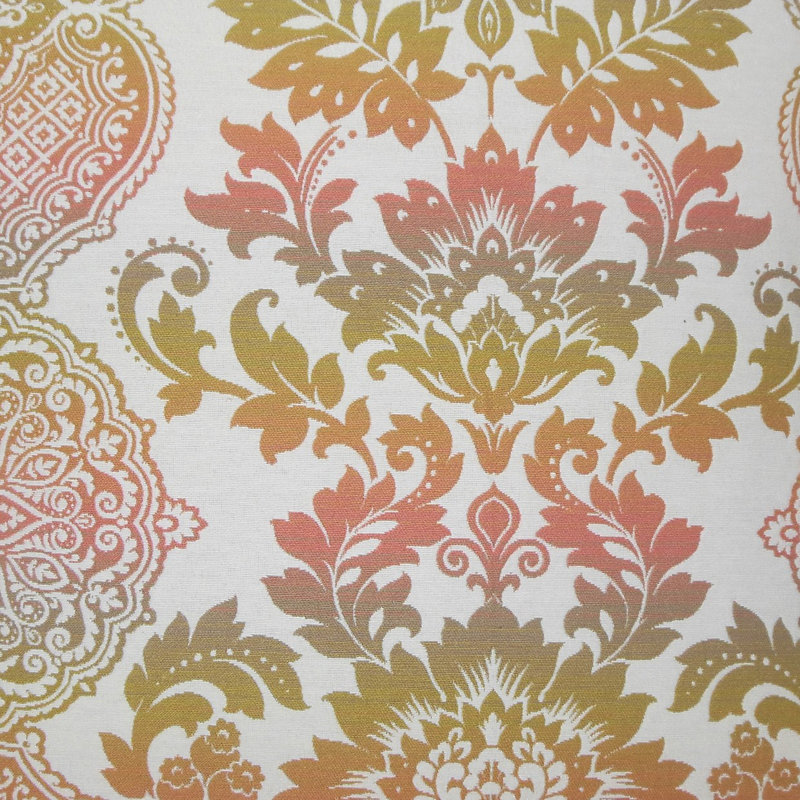 Pink/Brown Cotton Blend Piece Sham, Queen