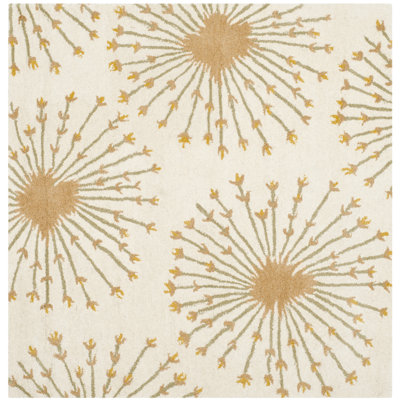 Mccullough Hand-Tufted Wool Beige/Gold Area Rug
