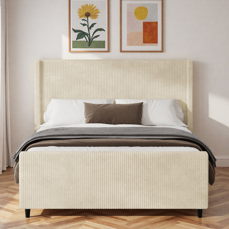 Lit tapissier Corduroy, Grand