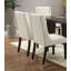 Modern Faux Leather Tufted Set Of 2 Chairs Dining Seat Chair