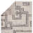 Geometric Gray/Cream Rug-2126408090