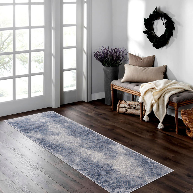 Fincham Abstract Indoor Rug, Runner 2'7" x 8'