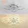 Arrika 8 -Light 60cm LED Flush Mount