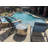 Patio Outdoor 69.3" Long Reclining Chaise Lounge Set Of 3 With Arm For All Weather, Side Table Included-2068442419