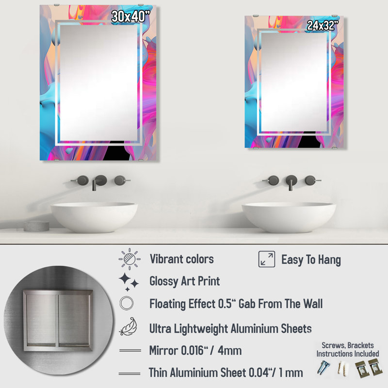 Miroir Renta, 40 po x 30 po
