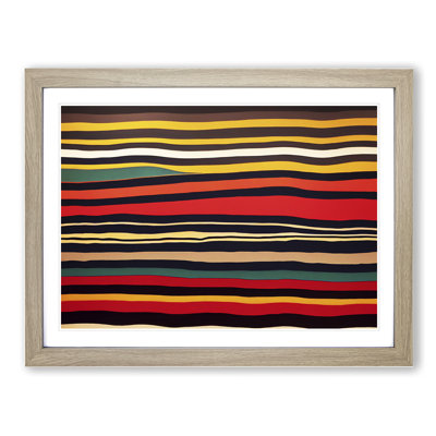 Abstract Striped Art Vol.1 - Framed Print