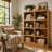 Backacre Double Wide Wood Bookcase,Bookshelf, Tall Storage and Display Bookshelf for Home Office and Living Room-123131066-16394636