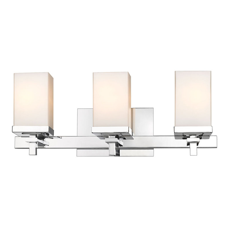 Azamat 3 - Light Dimmable Vanity Light, Chrome, 3 lights