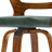 Mundrae Swivel Upholstered Barstool With Wood Frame, Rubber Wood Legs-1674419004
