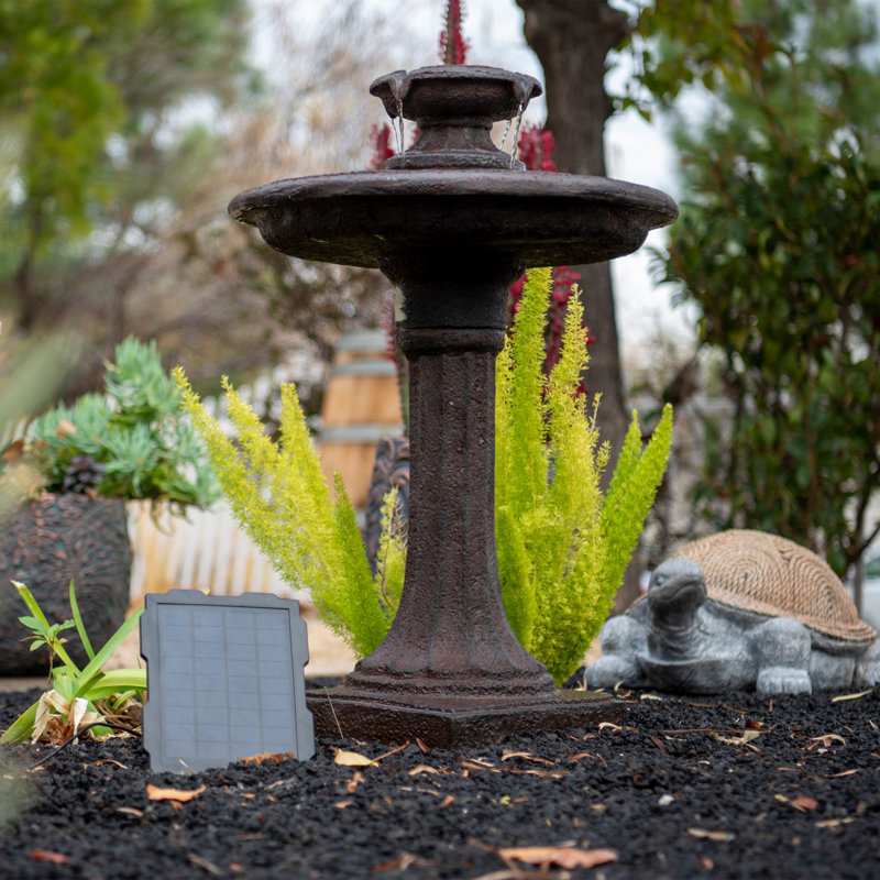 Resin Solar Fountain