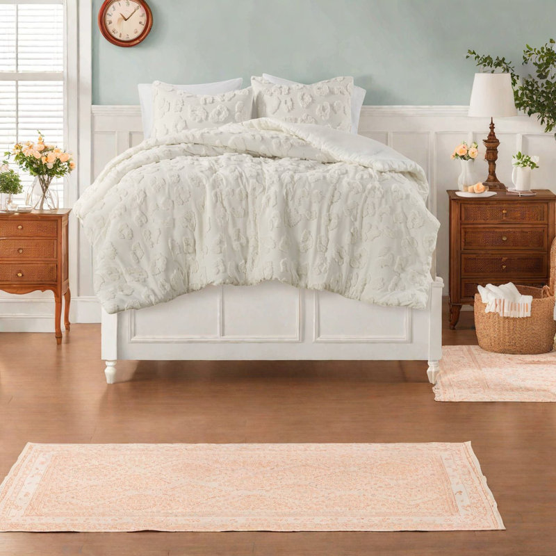 Ensembles de literie confortables, tissu en chenille de polyester, motif animalier pour la maison