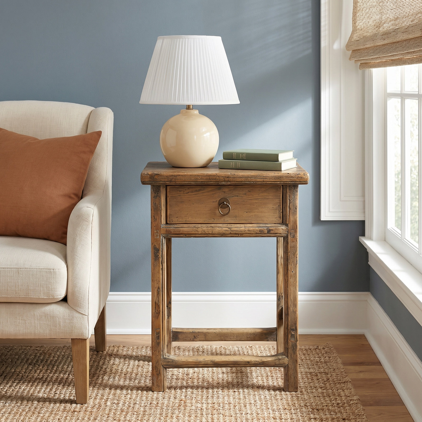Lizzy Pine End Table