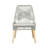 Chaskel Upholstered Mahogany Solid Wood Side Chair-211098452