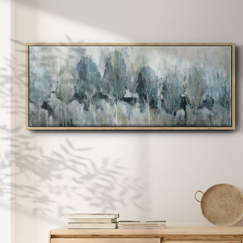 Bright Indigo Groves- Framed Canvas