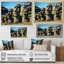 Art moderne brun, Moai Marvel, art asiatique II-1700398515-1700398514