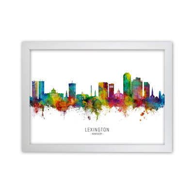 Lexington Kentucky Skyline by Michael Tompsett - Print