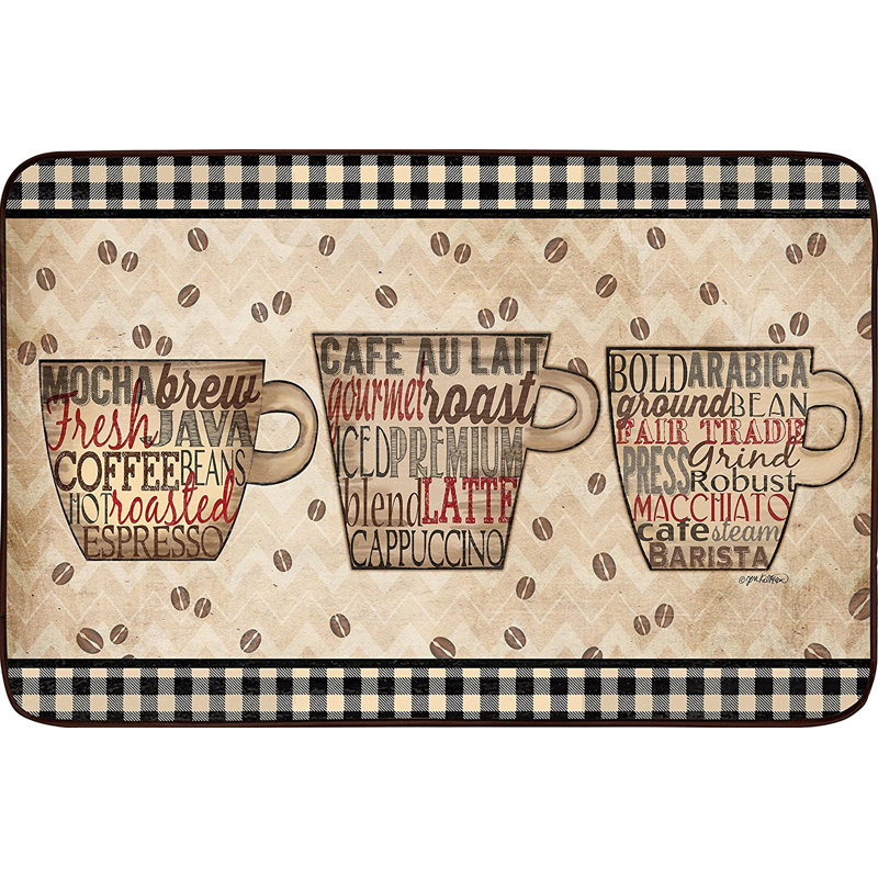 Chilton Anti-Fatigue Non-Skid Kitchen Mat, Rectangle 18" x 30"