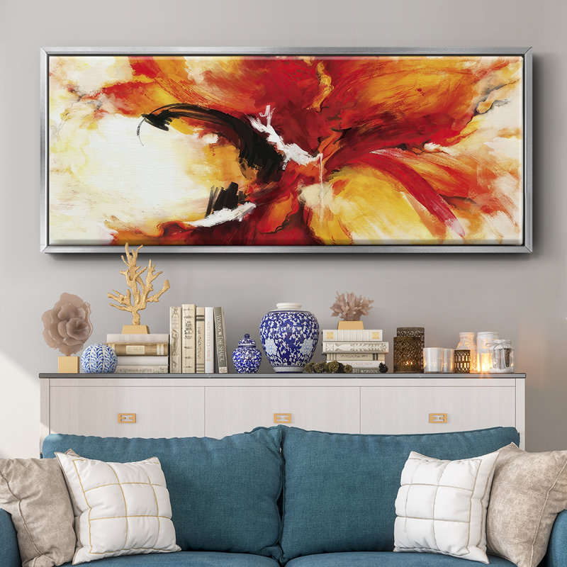 The Phoenix - Framed Canvas, 24" H x 60" W