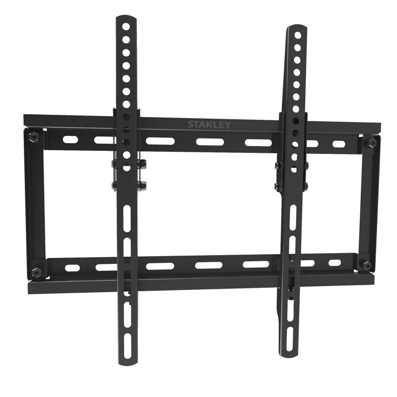 Stanley Black Steel Wall Mount for 32-70 Inch TVs