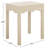 Bustillos Square Wave Accent Table-377901240