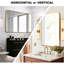 Miroir de salle de bain 30 po x 40 po en métal durable, facile à installer et incassable pour les espaces modernes-1528906768