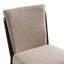 Tabouret de comptoir rembourré en fer Blondell-692600155