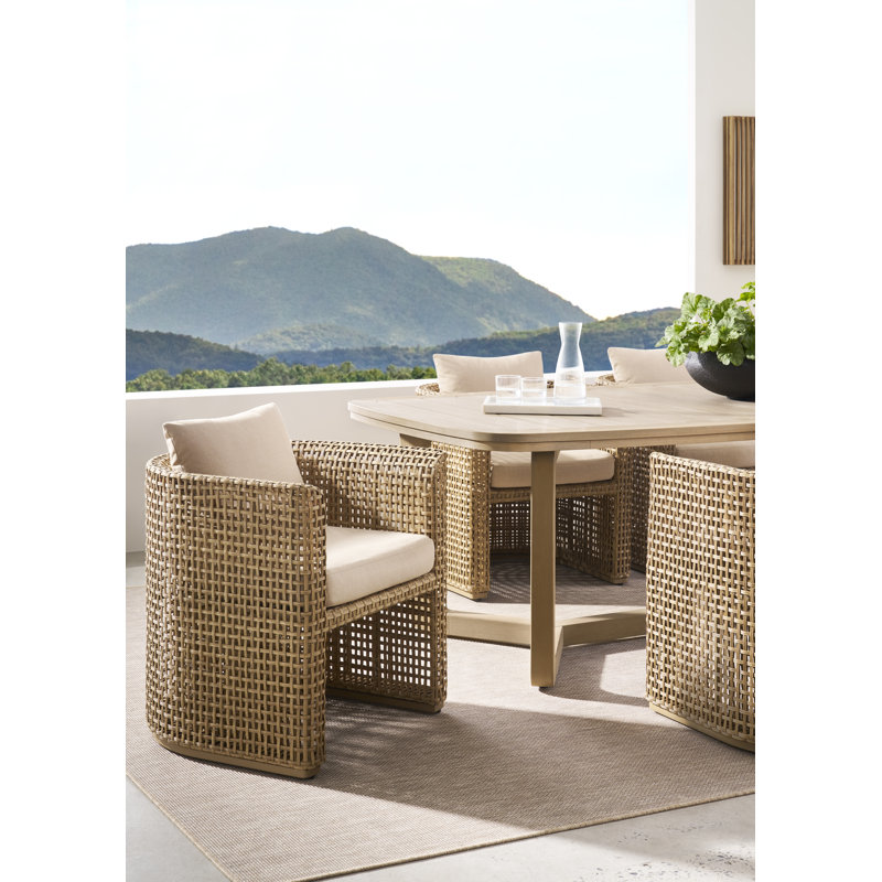 Bliss Outdoor Arm Chair, Kramer Linen