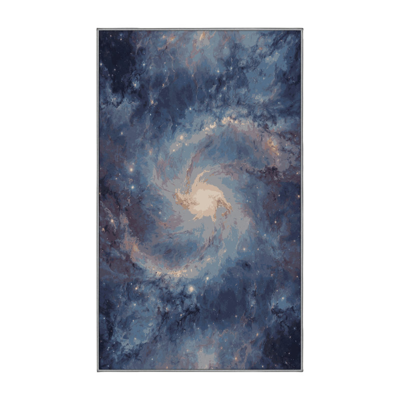 Tapis gris lavable à la machine, Rectangle 7 pi x 9 pi