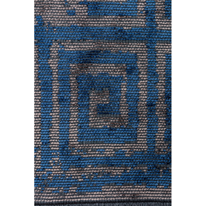 Tapis bleu / gris Rapture, Rectangle 7 pi 10 po x 11 pi 2 po