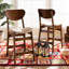 Tabouret de comptoir en bois massif 23,6 po Hollman-692288916