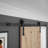 37'' x 84'' Solid Wood Paneled Unfinished without Installation Hardware Kit Barn Door