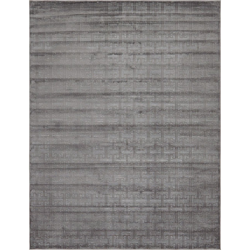 Heights Abstract Indoor Rug, Rectangle 9' x 12'