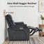 Causeuse inclinable électrique avec console Zero-250878200