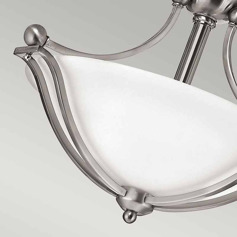 Fido Glass Semi Flush Mount