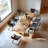 Rectangular Brown Solid Wood Dining Table-1680427764