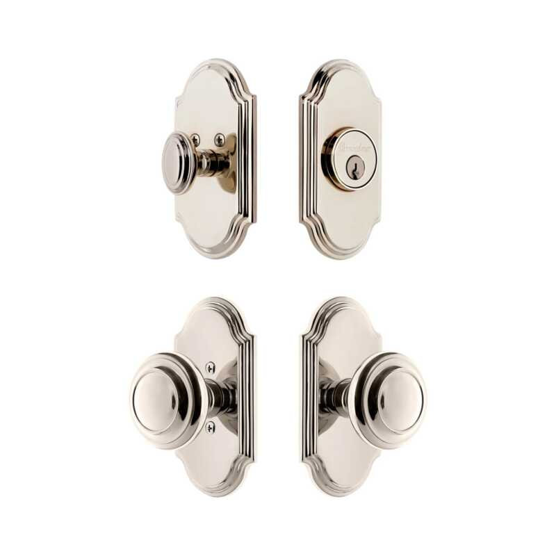 Ensemble de courte entrée Grandeur Arc, 2.75", Nickel poli