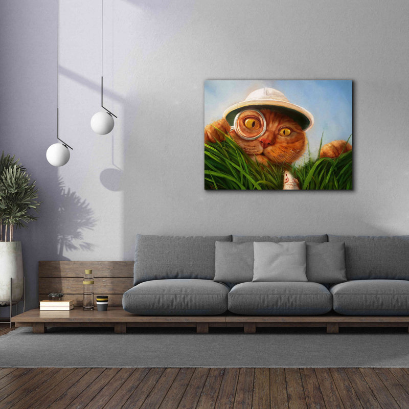 Epic Graffiti «Explorer» par Lucia Heffernan, Canva «Explorer» par Lucia Heffernan, H 40 po x l 54 po
