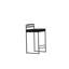 Beachley Upholstered Counter Stool with Metal Frame