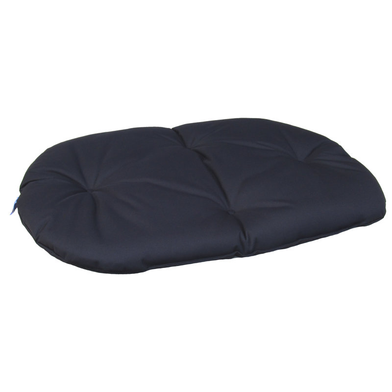 Polyester Pet Bed, Black, Small (76cm W x 58cm D x 6cm H)