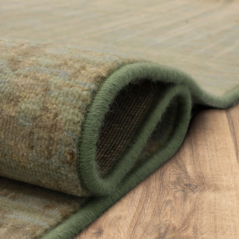 Titanium Performance Damask Indoor Rug, Rectangle 5'3" x 7'10"