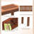 Arieon Solid Wood Outdoor Bench