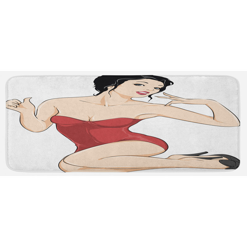 Tapis de cuisine Pin Up Girl