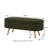 Boucle Storage Ottoman Bench With Wood Legs-122600194