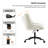 Kater Modern 23" W Tilting Rock Office Chair with Swivel and Tufted Back-101894016