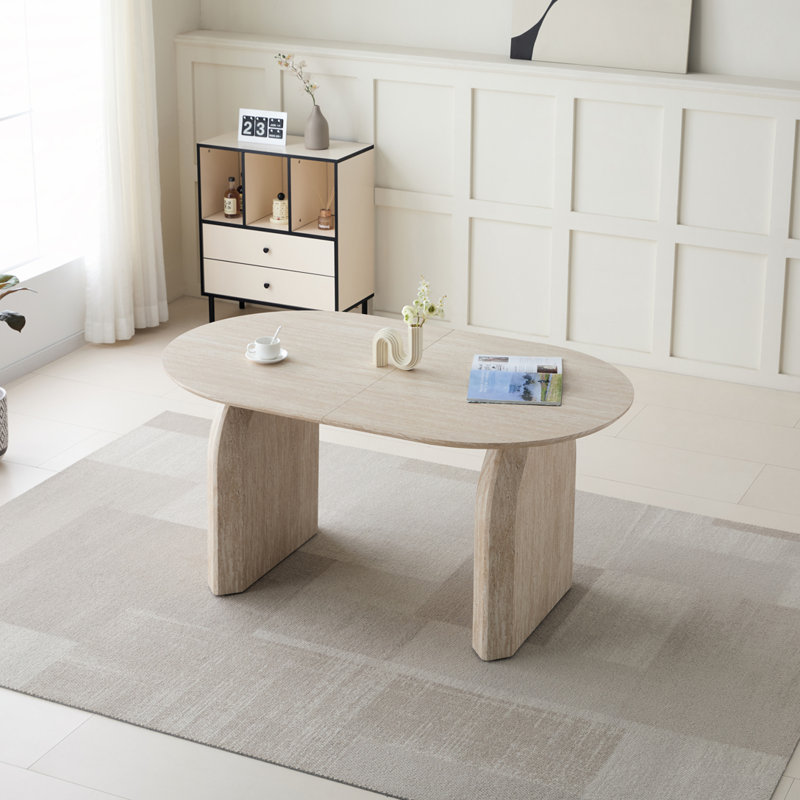 Table de salle à manger extensible en bois