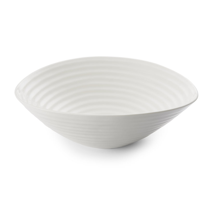 Portmeirion Sophie Conran White Salad Bowl, Large
