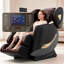 Fauteuil de massage complet et inclinable, fauteuils de massage Zero Gravity, 10 rouleaux fixes, coussins gonflables, chauffage, massage des pieds, modes automatiques, haut-parleur Bluetooth et écran tactile pour la maison et le bureau