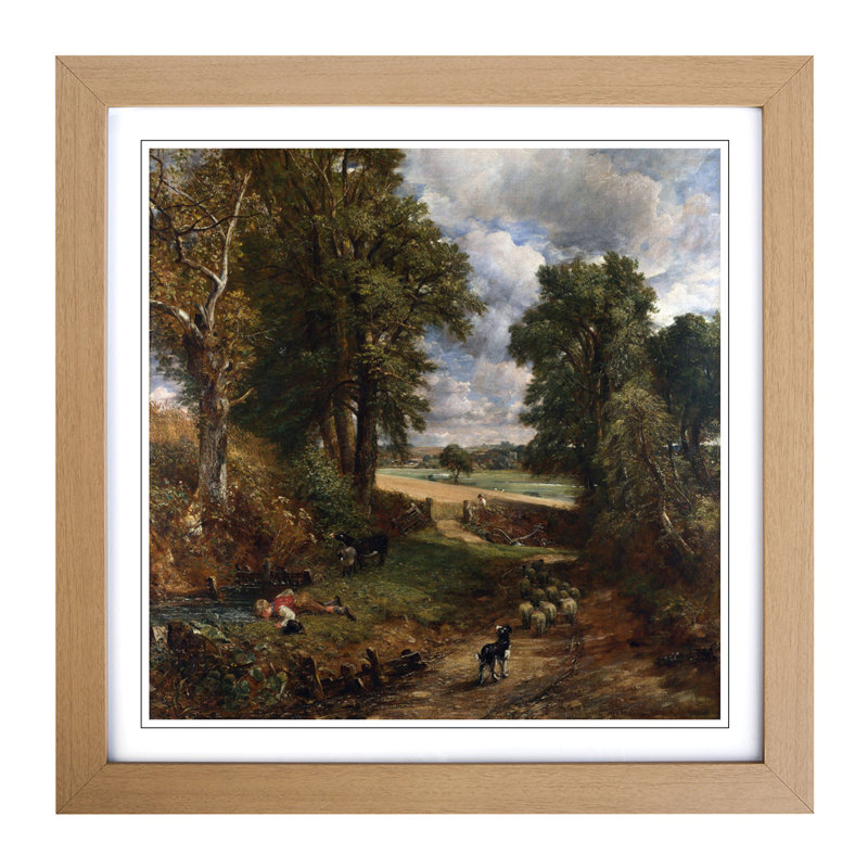 John Constable - Single Picture Frame Painting, Oak